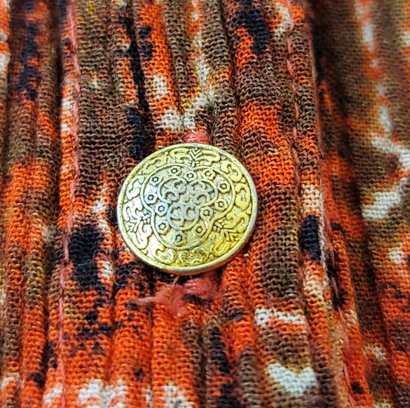 Vintage 2 Piece Coord Set Koret Skirt & Top XL Extra Large Boho Coordinating - Picture 12 of 13